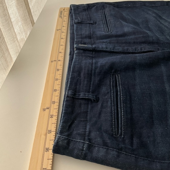 J.Jill Denim Smooth Fit Dark Blue Pencil Skirt - Classic Women's Skirt - Picture 9 of 11